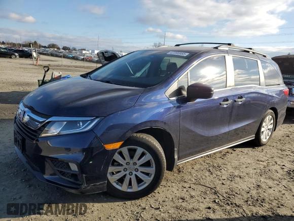 2018 Honda Odyssey LX with VIN 5FNRL6H22JB074305, listed as a Copart auction lot 42390885 with 77,054 mi miles and Salvage Title. Bid and sale history available at carsss.com. Image 1.