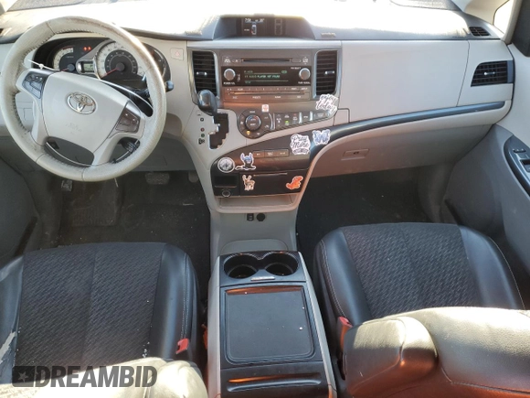 2012 Toyota Sienna SE with VIN 5TDXK3DC5CS214658, listed as a Copart auction lot 49622925 with 120,693 mi miles and Salvage title. Bid and sale history available at DreamBid. Image 8.
