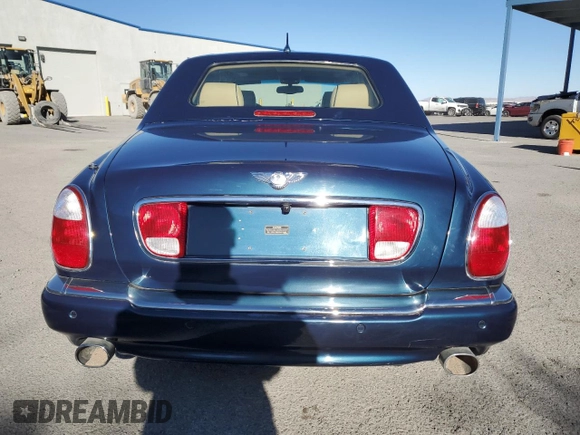 2006 Bentley Arnage with VIN SCBLC43F36CX11519, listed as a Copart auction lot 89020845 with 33,646 mi miles and Salvage Title. Bid and sale history available at DreamBid. Image 6.
