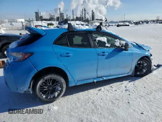 2022 Toyota Corolla Hatchback with VIN JTNK4MBE8N3170833, listed as a Copart auction lot 45928985 with 0 mi miles and Non Repairable. Bid and sale history available at carsss.com. Image 3.