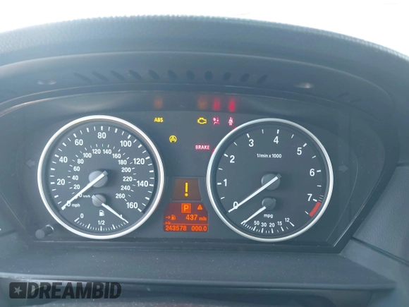 2008 BMW 5 Series 528i with VIN WBANU535X8C111175, listed as a IAAI auction lot 41644324 with 243,578 mi miles and . Bid and sale history available at DreamBid. Image 7.