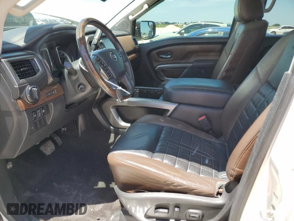 2017 Nissan Titan SL with VIN 1N6AA1E68HN510418, listed as a Copart auction lot 55175085 with 86,158 mi miles and Clean title. Bid and sale history available at DreamBid. Image 7.