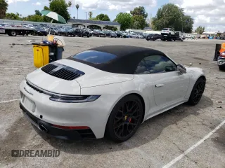 2022 Porsche 911 Carrera S with VIN WP0CB2A97NS244840, listed as a Copart auction lot 49349563 with 1,465 mi miles. Bid and sale history available at carsss.com. Image 3.