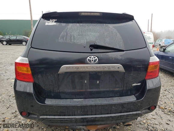 2010 Toyota Highlander Sport with VIN 5TDEK3EH6AS003547, listed as a Copart auction lot 76990184 with 181,558 mi miles and Salvage Title. Bid and sale history available at carsss.com. Image 6.