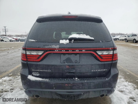 2015 Dodge Durango Citadel with VIN 1C4RDJEG9FC811035, listed as a Copart auction lot 43643325 with 118,507 mi miles and Salvage Title. Bid and sale history available at carsss.com. Image 6.