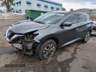 2018 Nissan Murano SV z VIN 5N1AZ2MH9JN125892, wystawiony jako Copart lot #57266745 z przebiegiem 93 414 mil mil oraz Szkoda całkowita • Salvage title. Historia ofert i sprzedaży dostępna na DreamBid. Obrazek 1.