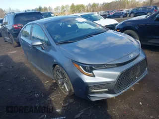 2020 Toyota Corolla SE with VIN 5YFS4RCE4LP044683, listed as a IAAI auction lot 41785117 with 38,560 mi miles. Bid and sale history available at carsss.com. Image 1.