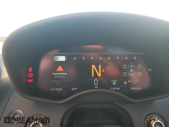 2020 McLaren GT with VIN SBM22GCA6LW000609, listed as a Copart auction lot 81323804 with Not Provided miles and Non Repairable. Bid and sale history available at carsss.com. Image 9.