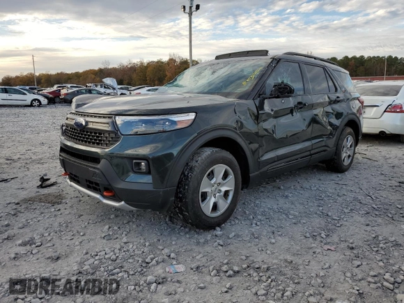 2021 Ford Explorer Timberline z VIN 1FMSK8JH1MGC44710, wystawiony jako Copart lot #84533234 z przebiegiem 30 799 mil mil oraz Szkoda całkowita • Salvage title. Historia ofert i sprzedaży dostępna na DreamBid. Obrazek 1.
