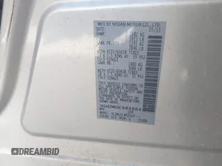 2013 Nissan Pathfinder SV with VIN 5N1AR2MM3DC684884, listed as a IAAI auction lot 41358063 with 151,959 mi miles. Bid and sale history available at carsss.com. Image 9.
