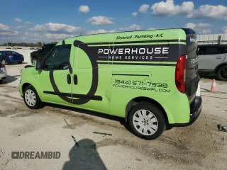 2021 Ram ProMaster City Cargo Tradesman SLT with VIN ZFBHRFBB9M6U48933, listed as a Copart auction lot 43984095 with 84,198 mi miles and Non Repairable. Bid and sale history available at DreamBid. Image 2.