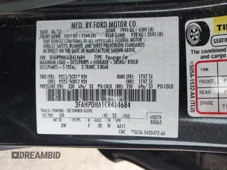2012 Ford Fusion SE with VIN 3FAHP0HA1CR414684, listed as a IAAI auction lot 42613412 with 108,154 mi miles and . Bid and sale history available at DreamBid. Image 9.