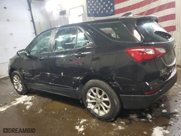 2020 Chevrolet Equinox LS with VIN 2GNAXSEVXL6208650, listed as a Copart auction lot 41864025 with 172,473 mi miles and Salvage Title. Bid and sale history available at carsss.com. Image 2.