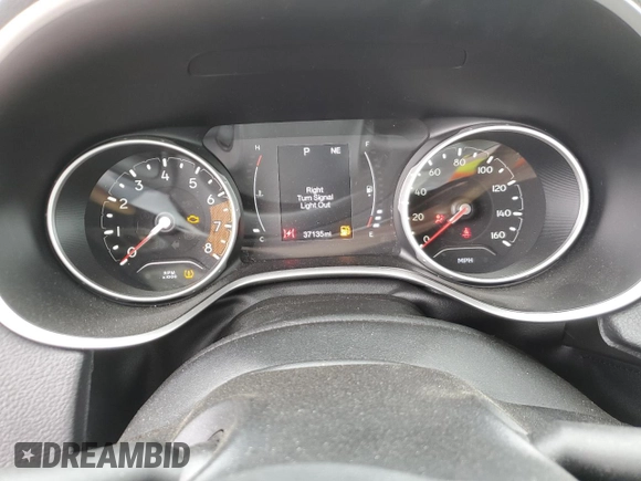 2021 Jeep Compass Sport z VIN 3C4NJDAB9MT521057, wystawiony jako Copart lot #58855775 z przebiegiem 37 135 mil mil oraz Szkoda całkowita • Salvage title. Historia ofert i sprzedaży dostępna na DreamBid. Obrazek 9.