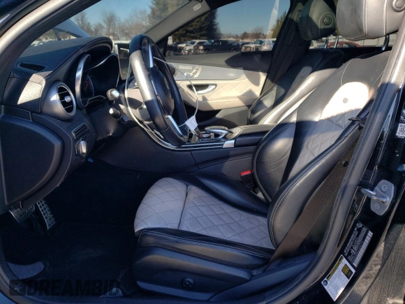 2018 Mercedes-Benz C 43 AMG with VIN 55SWF6EB6JU254173, listed as a Copart auction lot 87449364 with 130,860 mi miles and Salvage Title. Bid and sale history available at carsss.com. Image 7.