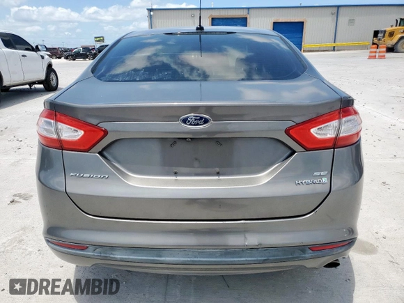 2013 Ford Fusion SE Hybrid with VIN 3FA6P0LU8DR261232, listed as a Copart auction lot 60674105 with 132,901 mi miles and Clean title. Bid and sale history available at DreamBid. Image 6.