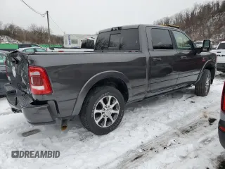 2023 Ram 2500 Longhorn with VIN 3C6UR5GL0PG509393, listed as a Copart auction lot 44951365 with 0 mi miles and Salvage Title. Bid and sale history available at carsss.com. Image 3.
