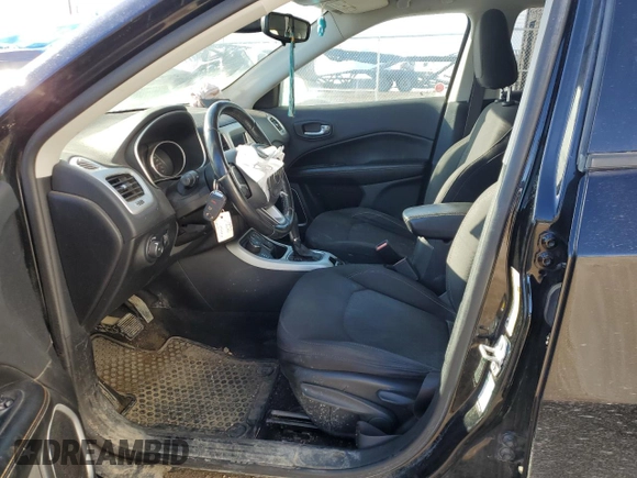 2020 Jeep Compass Sport with VIN 3C4NJDABXLT101046, listed as a Copart auction lot 46735745 with 109,059 mi miles and Salvage Title. Bid and sale history available at carsss.com. Image 7.