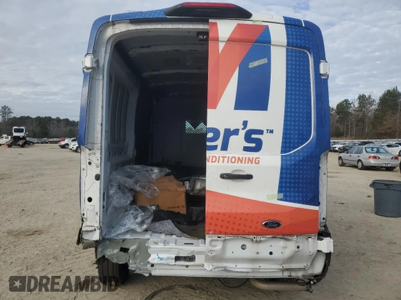 2022 Ford Transit Cargo with VIN 1FTBR1C87NKA45518, listed as a Copart auction lot 84879794 with 54,272 mi miles and Salvage Title. Bid and sale history available at DreamBid. Image 6.