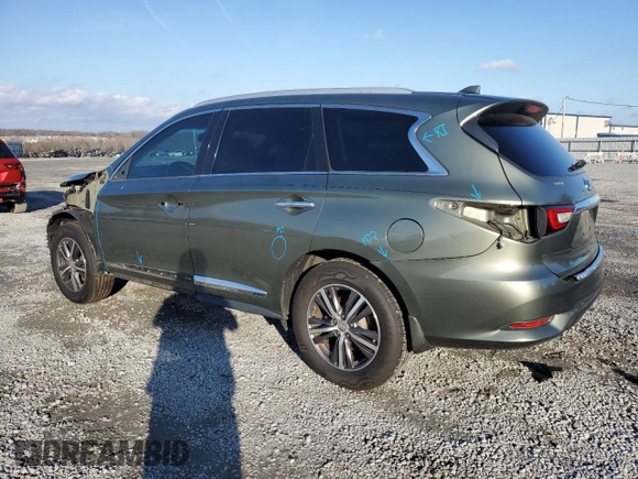 2016 Infiniti QX60 with VIN 5N1AL0MM2GC508628, listed as a Copart auction lot 85034354 with 117,245 mi miles and Salvage Title. Bid and sale history available at DreamBid. Image 2.
