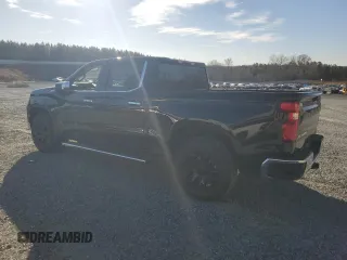2023 Chevrolet Silverado 1500 LTZ with VIN 1GCUDGE85PZ163021, listed as a Copart auction lot 43059445 with 28,719 mi miles and Salvage Title. Bid and sale history available at carsss.com. Image 2.