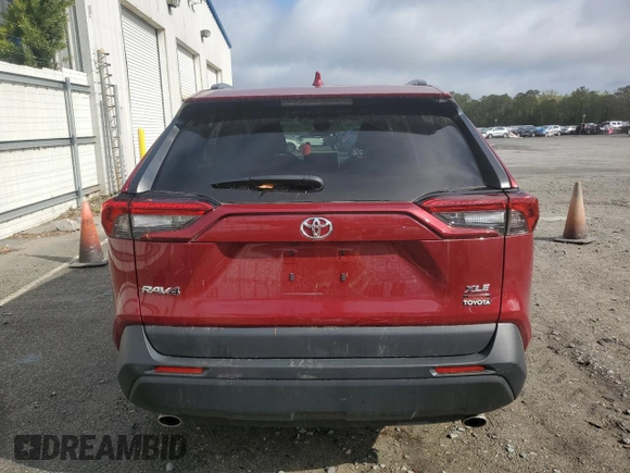 2023 Toyota RAV4 XLE with VIN 2T3W1RFVXPW275072, listed as a Copart auction lot 51076625 with 17,741 mi miles and Salvage Title. Bid and sale history available at carsss.com. Image 6.