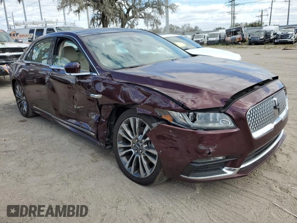 2017 Lincoln Continental Reserve with VIN 1LN6L9NP0H5605464, listed as a Copart auction lot 80732344 with 102,616 mi miles and Salvage Title. Bid and sale history available at carsss.com. Image 4.