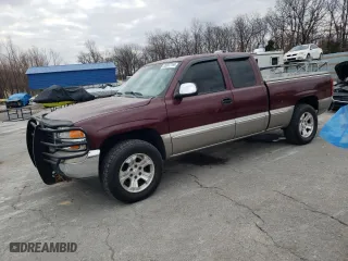 2002 GMC Sierra 1500 SLE with VIN 2GTEC19T621170709, listed as a Copart auction lot 85997764 with 134,991 mi miles and Salvage Title. Bid and sale history available at carsss.com. Image 1.