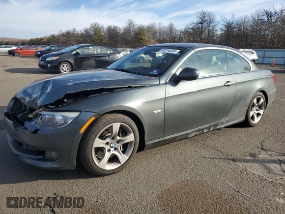 2011 BMW 3 Series 335i with VIN WBADX7C52BE581520, listed as a Copart auction lot 46274205 with 43,724 mi miles and Salvage Title. Bid and sale history available at carsss.com. Image 1.