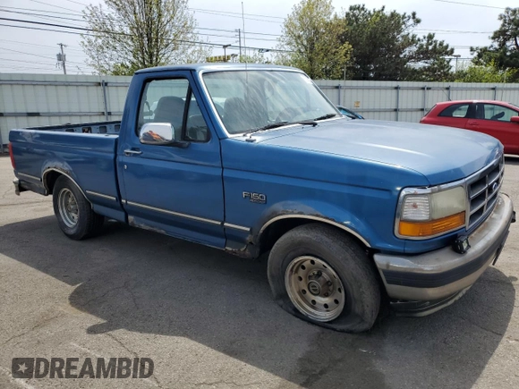 1995 Ford F-150 with VIN 1FTEF15H5SNB72572, listed as a Copart auction lot 52452315 with 303,554 mi miles and Salvage Title. Bid and sale history available at carsss.com. Image 4.