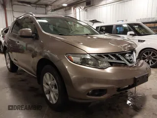 2013 Nissan Murano LE with VIN JN8AZ1MU8DW205456, listed as a IAAI auction lot 41858104 with 108,023 mi miles and . Bid and sale history available at carsss.com. Image 1.