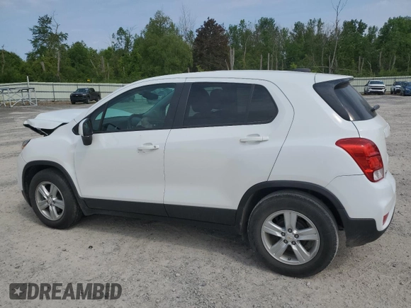2020 Chevrolet Trax LS with VIN KL7CJKSB1LB087739, listed as a Copart auction lot 60591725 with 16,096 mi miles and Salvage title. Bid and sale history available at DreamBid. Image 2.
