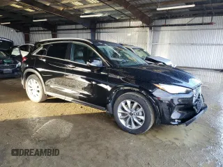 2022 Infiniti QX50 LUXE with VIN 3PCAJ5BA7NF120567, listed as a Copart auction lot 86774864 with 41,106 mi miles and Salvage Title. Bid and sale history available at carsss.com. Image 4.
