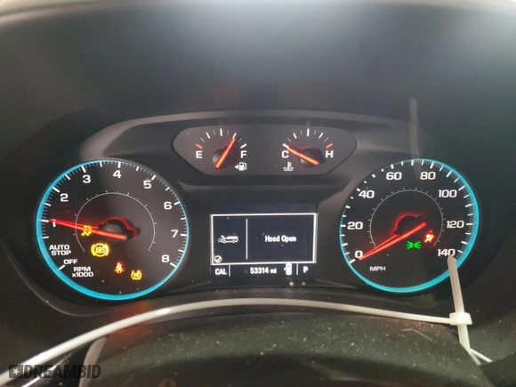 2018 Chevrolet Equinox LT with VIN 3GNAXJEV3JL274122, listed as a Copart auction lot 47974365 with 53,314 mi miles and Salvage Title. Bid and sale history available at carsss.com. Image 9.
