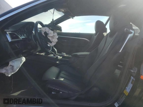 2018 BMW 4 Series 430i with VIN WBA4Z1C56JEC72044, listed as a Copart auction lot 44455245 with 47,077 mi miles and Salvage Title. Bid and sale history available at DreamBid. Image 7.