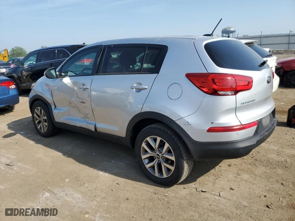 2016 Kia Sportage LX with VIN KNDPB3AC8G7866288, listed as a Copart auction lot 61395234 with 104,735 mi miles and Salvage Title. Bid and sale history available at carsss.com. Image 2.