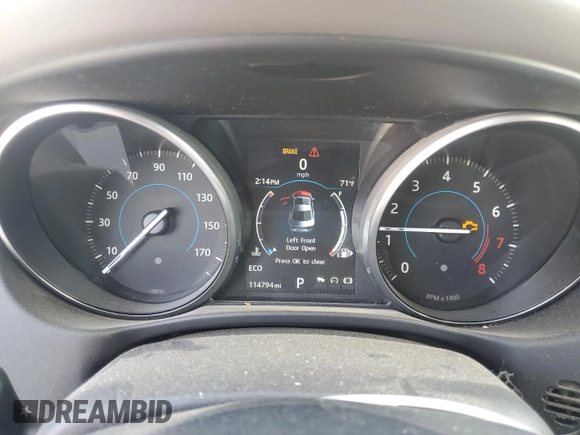 2017 Jaguar XE 25t Premium with VIN SAJAD4BG6HA957704, listed as a Copart auction lot 83630294 with 114,794 mi miles and Salvage Title. Bid and sale history available at carsss.com. Image 9.