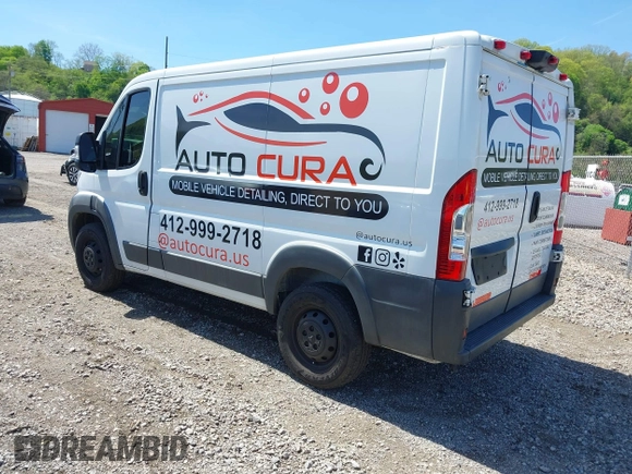 2016 Ram ProMaster Cargo with VIN 3C6TRVNG6GE106564, listed as a IAAI auction lot 42167824 with 159,340 mi miles and . Bid and sale history available at DreamBid. Image 3.