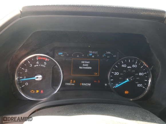 2022 Ford Super Duty F-350 SRW XL with VIN 1FT8W3BT3NEF05101, listed as a Copart auction lot 51479045 with 73,168 mi miles and Salvage Title. Bid and sale history available at carsss.com. Image 9.
