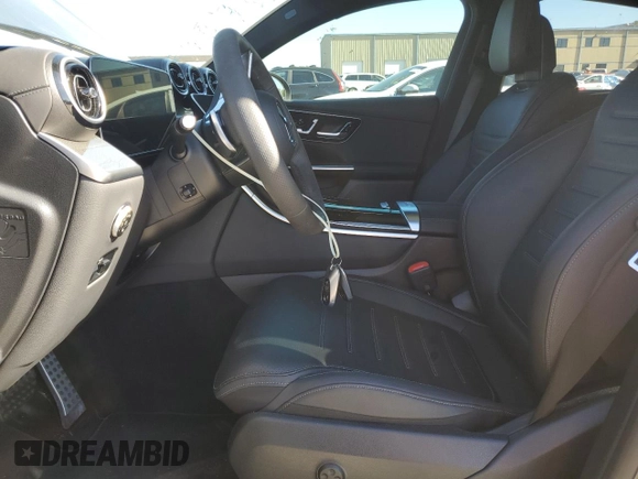 2024 Mercedes-Benz GLC with VIN W1NKJ4HB8RF183833, listed as a Copart auction lot 80949784 with 5,892 mi miles and Salvage Title. Bid and sale history available at carsss.com. Image 7.
