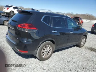 2017 Nissan Rogue SV with VIN 5N1AT2MT7HC896430, listed as a Copart auction lot 48078795 with 99,566 mi miles and Salvage Title. Bid and sale history available at carsss.com. Image 3.