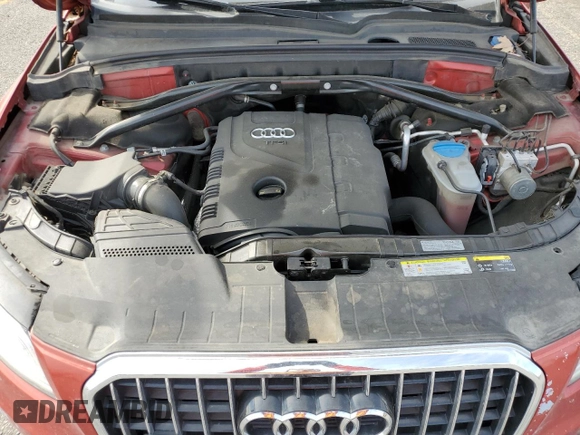 2014 Audi Q5 Premium Plus with VIN WA1LFBFP3EA028494, listed as a Copart auction lot 59033515 with 130,206 mi miles and Salvage title. Bid and sale history available at DreamBid. Image 12.