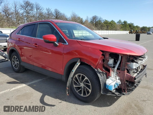 2022 Mitsubishi Eclipse Cross ES with VIN JA4ATUAA7NZ069789, listed as a Copart auction lot 54916205 with 49,021 mi miles and Salvage title. Bid and sale history available at DreamBid. Image 4.
