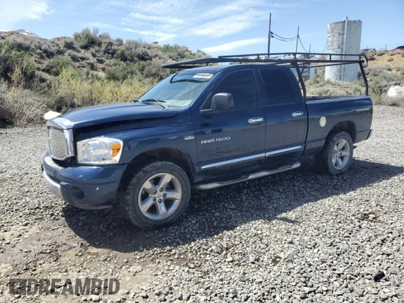 2006 Dodge 1500 SLT with VIN 1D7HU18216S632124, listed as a Copart auction lot 53750545 with 139,830 mi miles and Salvage Title. Bid and sale history available at DreamBid. Image 1.