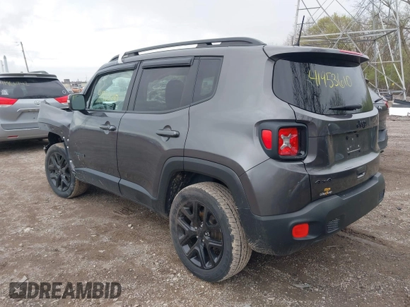 2018 Jeep Renegade Latitude z VIN ZACCJBBBXJPH73509, wystawiony jako IAAI lot #41953610 z przebiegiem 66 467 mil mil oraz . Historia ofert i sprzedaży dostępna na DreamBid. Obrazek 3.