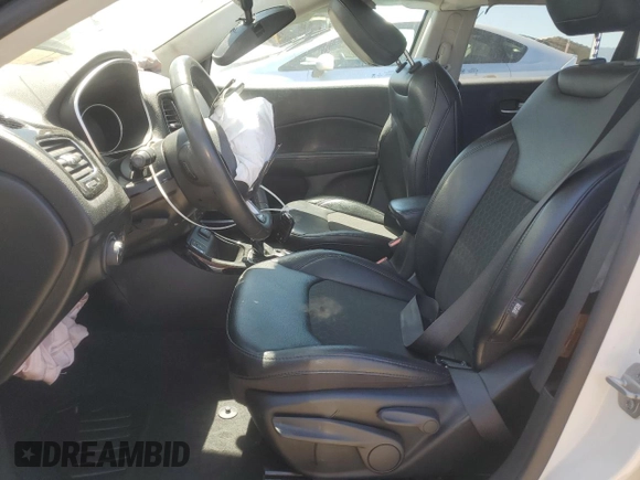 2021 Jeep Compass Latitude with VIN 3C4NJCBB5MT555862, listed as a Copart auction lot 56327265 with 74,842 mi miles and Salvage title. Bid and sale history available at DreamBid. Image 7.