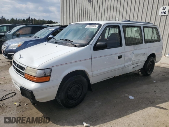 1994 Dodge Caravan Grand SE z VIN 1B4GH44R8RX260655, wystawiony jako Copart lot #52807845 z przebiegiem 149 054 mil mil oraz Nie do naprawy • Non repairable. Historia ofert i sprzedaży dostępna na DreamBid. Obrazek 1.