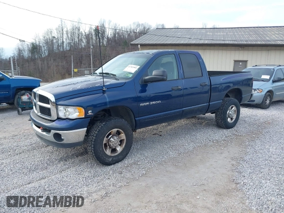 2005 Dodge 2500 SLT with VIN 3D7KS28C15G793024, listed as a IAAI auction lot 41703984 with 175,928 mi miles and . Bid and sale history available at DreamBid. Image 18.