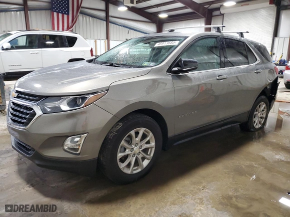 2019 Chevrolet Equinox LT with VIN 3GNAXUEV4KS581341, listed as a Copart auction lot 46913685 with 105,221 mi miles and Salvage Title. Bid and sale history available at carsss.com. Image 1.