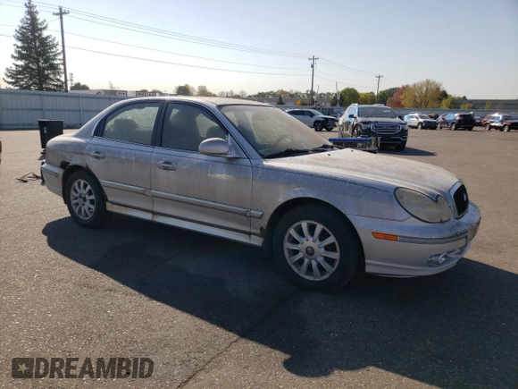2003 Hyundai Sonata GLS with VIN KMHWF35H23A871372, listed as a Copart auction lot 76199644 with 164,094 mi miles and Clean Title. Bid and sale history available at carsss.com. Image 4.